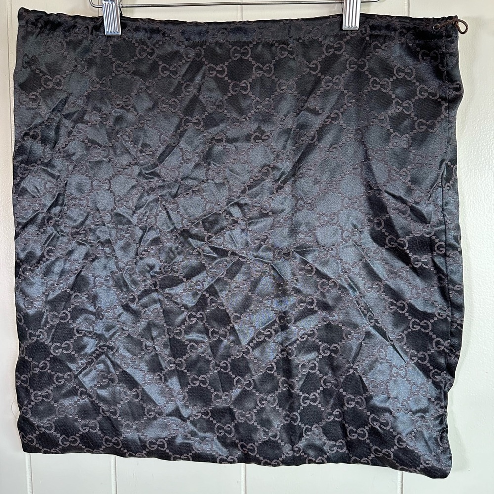 GUCCI Solid Brown GG Monogram Dustbag